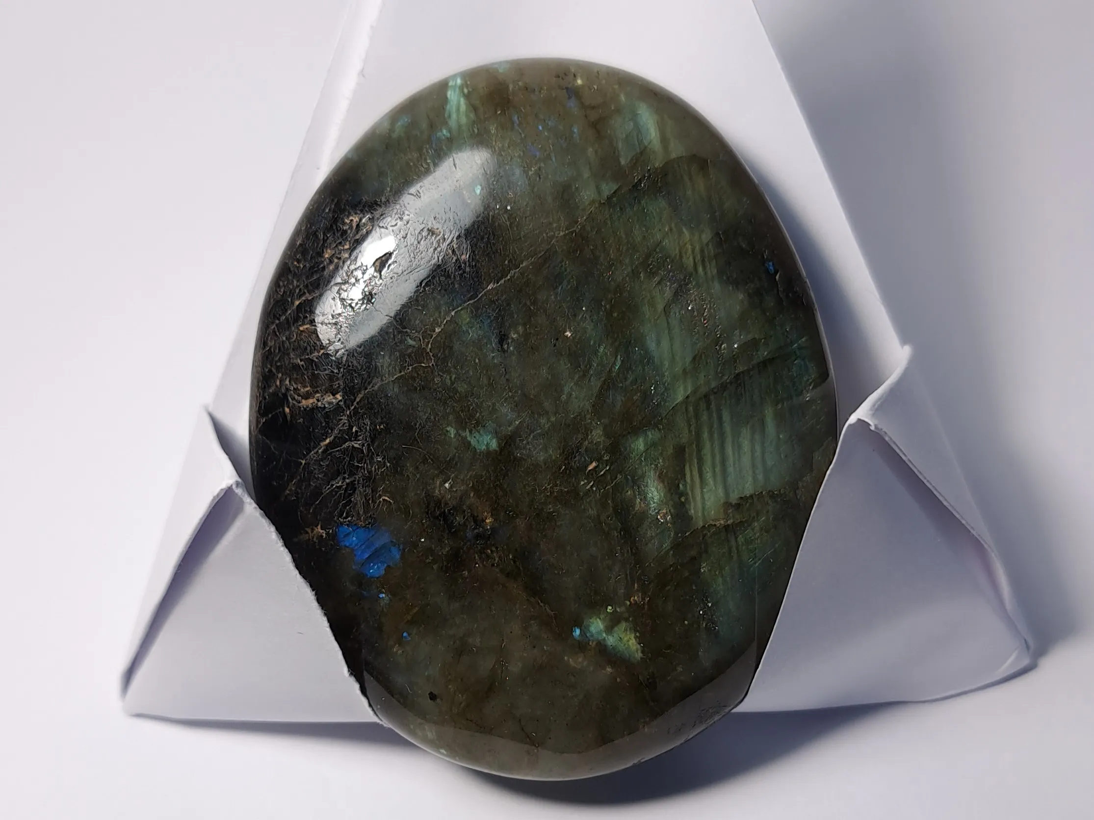 Opal, large, green